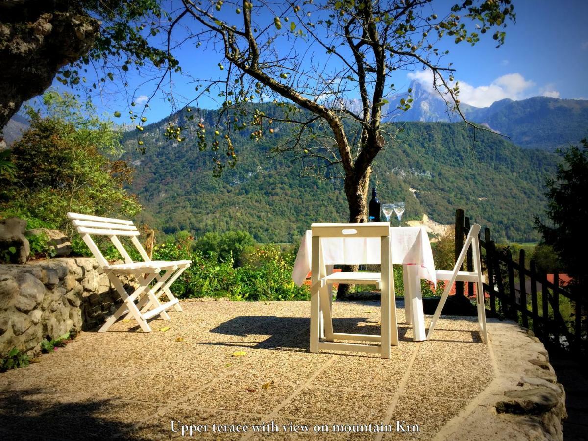Cosy Cottage With Views Near Kobarid Bagian luar foto